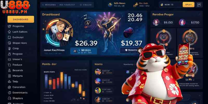 Online Casino Reward Program Dashboard