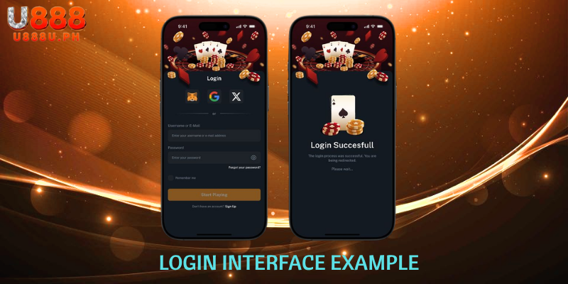 Login Interface Example