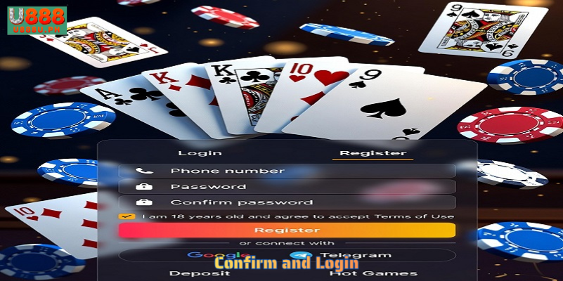 Confirm and Login